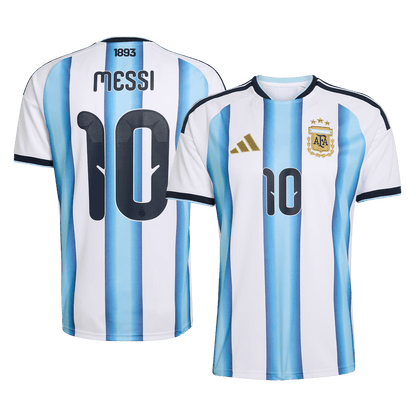 Messi 10 Argentina Doma?i Nogometni Dres SP 2026 Modro-Bel