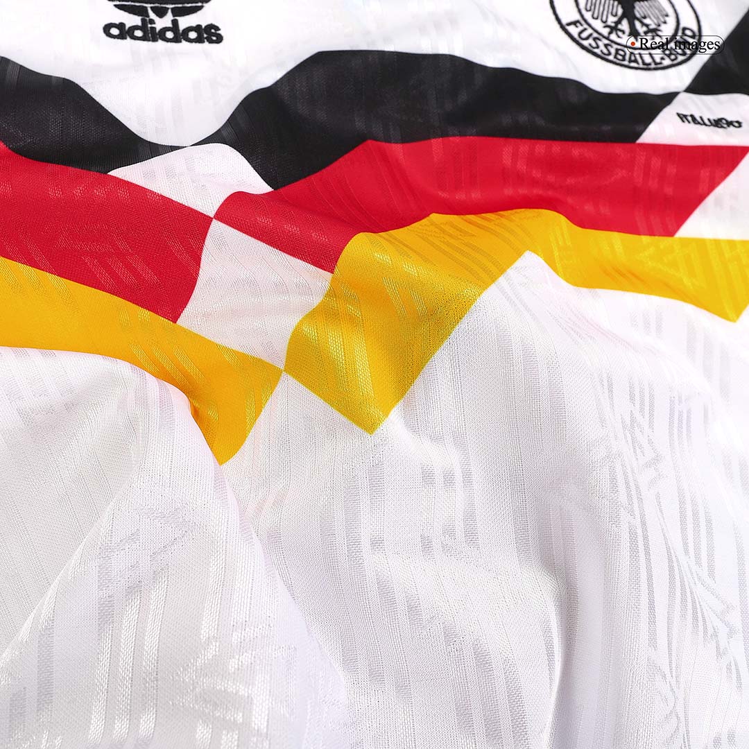 1990 West Germany Retro Home Soccer Jersey Shirt