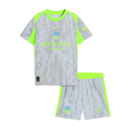 Equipación de Fútbol para Niños Visitante Alternativa del Manchester City 2025/26