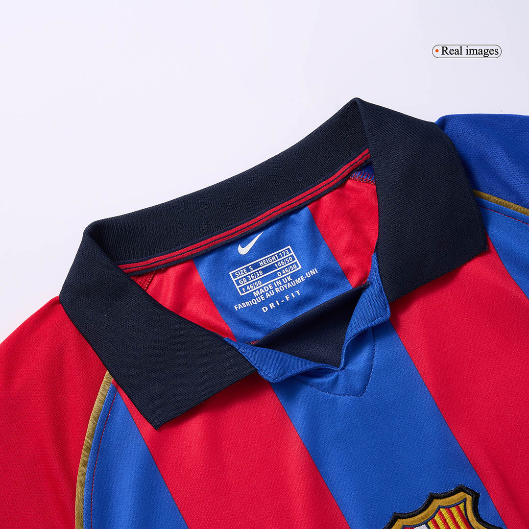 Retro dres XAVI #6 Barcelona Retro dres domača nogometna majica 2001/02