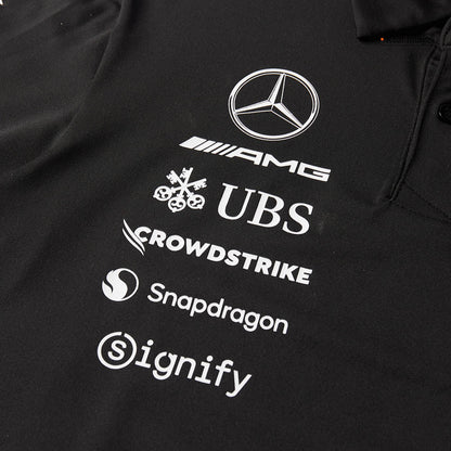 Mercedes AMG Petronas F1 2025 Team Polo Black