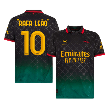 Camiseta de fútbol del AC Milan RAFA LEAO #10 Cuarta equipación 2024/25