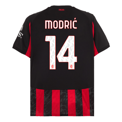 MODRIĆ #14 AC Milan Home Soccer Jersey 2025/26