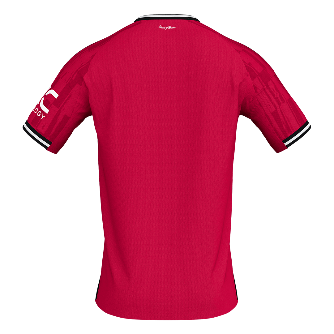 Camiseta de fútbol de local del Manchester United 2025/26 Roja