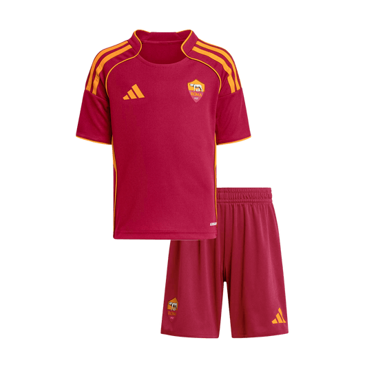 Equipación de fútbol infantil de local de la Roma 2025/26