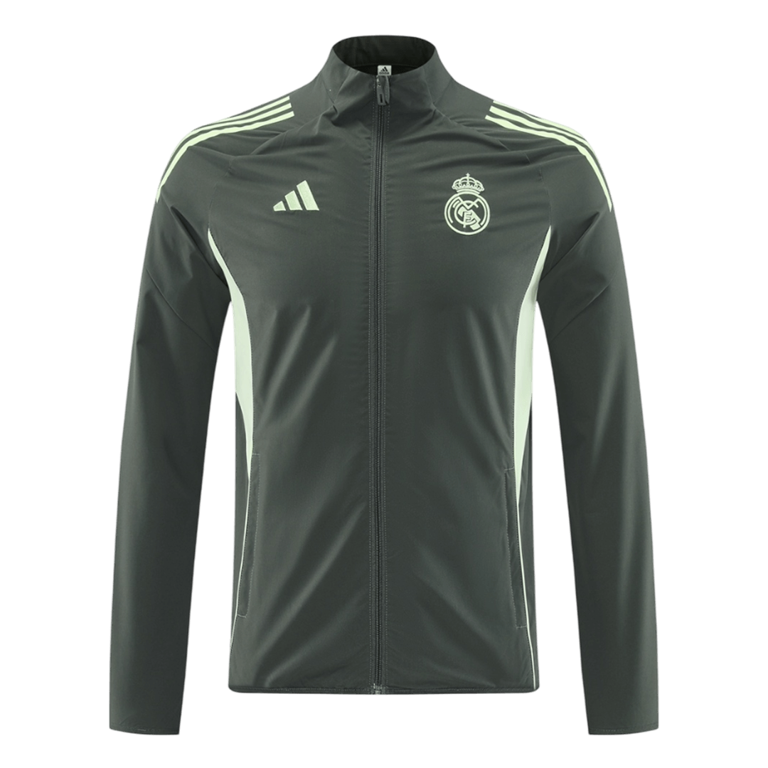 Vetrobrana jakna Real Madrid 2025/26 - temno zelena