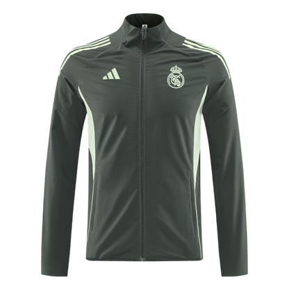 Vetrobrana jakna Real Madrid 2025/26 - temno zelena