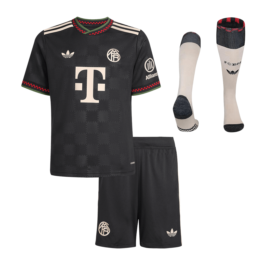 Equipación Completa de Fútbol para Niños Bayern de Múnich Tercera Equipación Temporada 2025/26