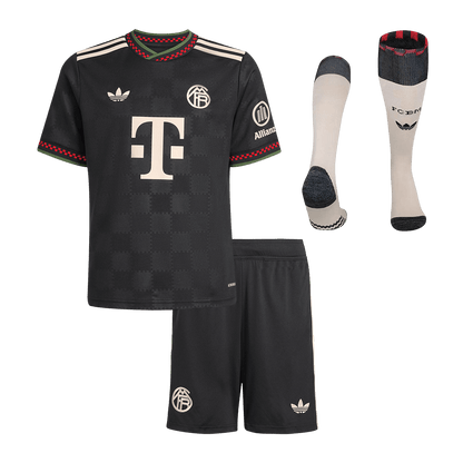 Equipación Completa de Fútbol para Niños Bayern de Múnich Tercera Equipación Temporada 2025/26