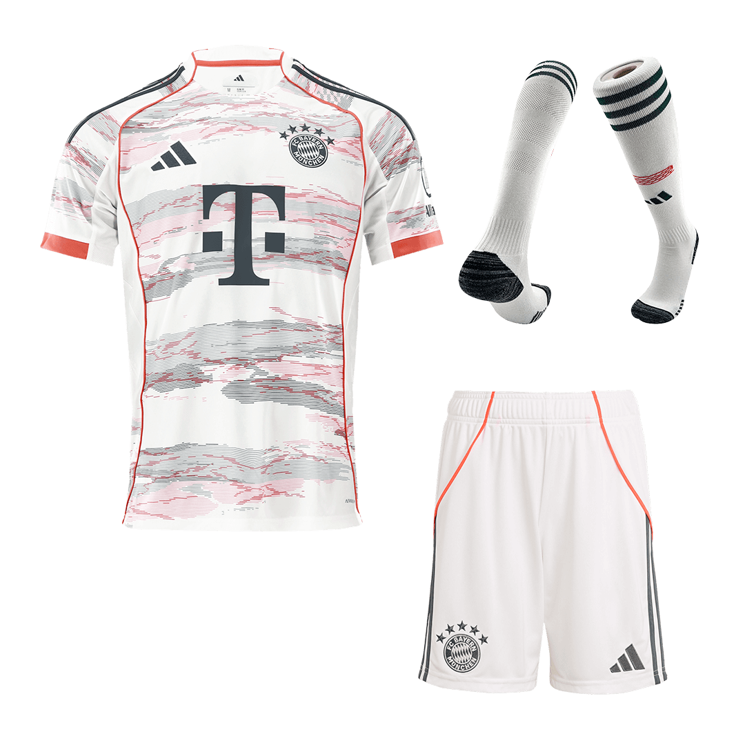 Equipación completa de visitante del Bayern de Múnich 2025/26