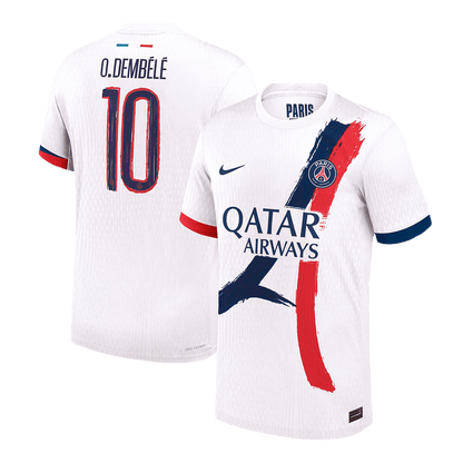 PSG Authentic O.DEMBÉLÉ #10 Nogometni dres PSG Gostujoči dres 2024/25 - Liga prvakov