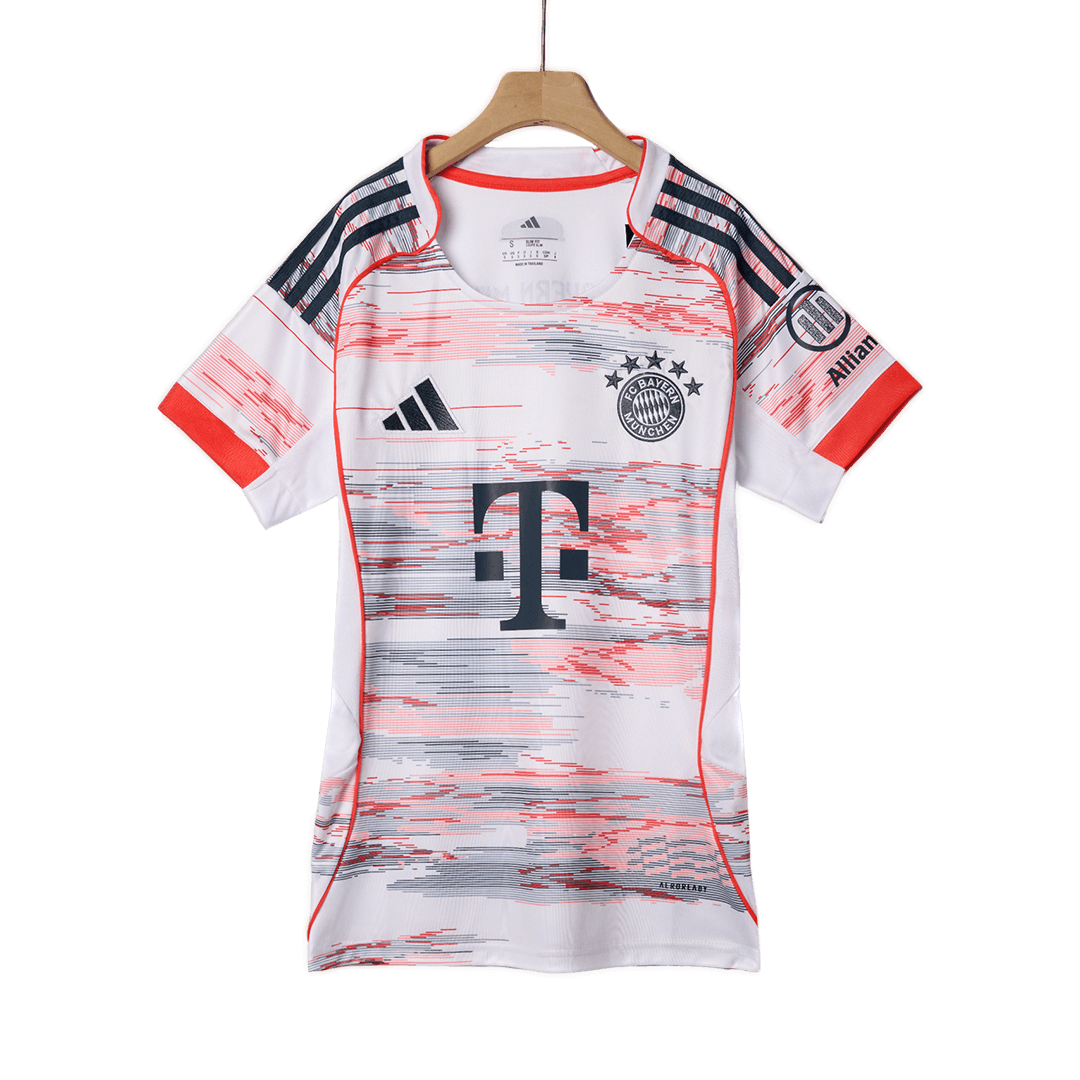 Ženski nogometni dres Bayern München za gostovanja 2025/26, bel