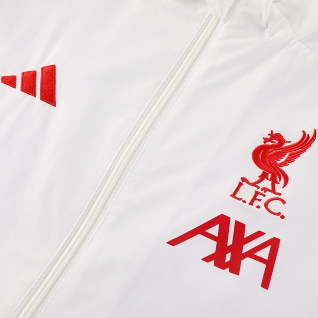 Chaqueta Cortavientos Liverpool 2025/26 - Blanca
