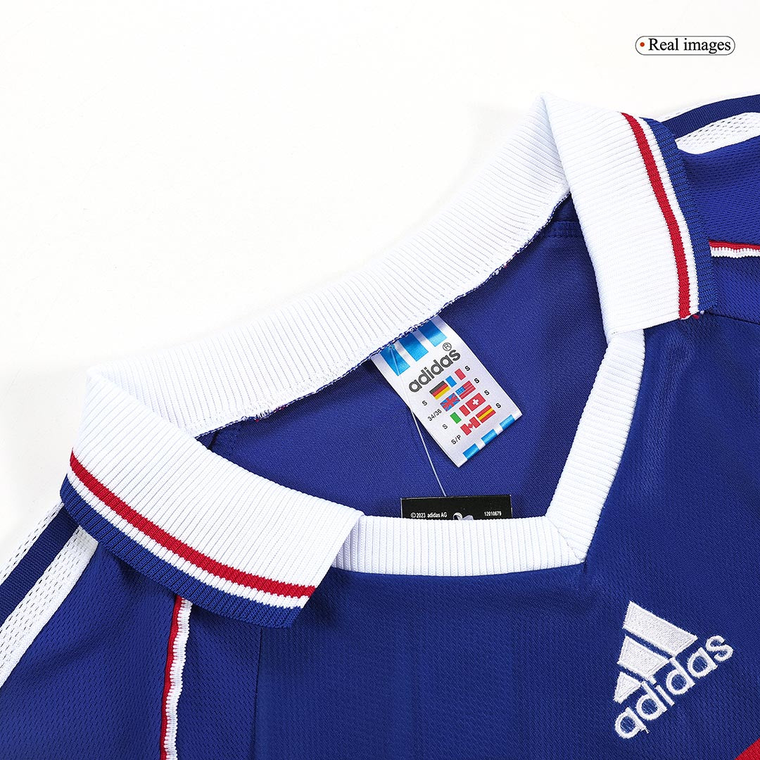 Retro HENRY #12 1998 France World Cup Home Soccer Jersey