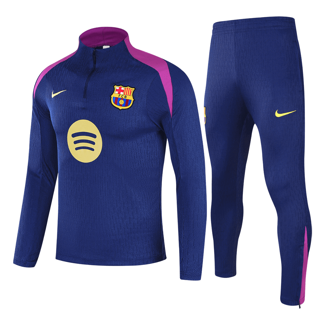 Chándal Barcelona con cremallera de 1/4 2025/26 azul marino