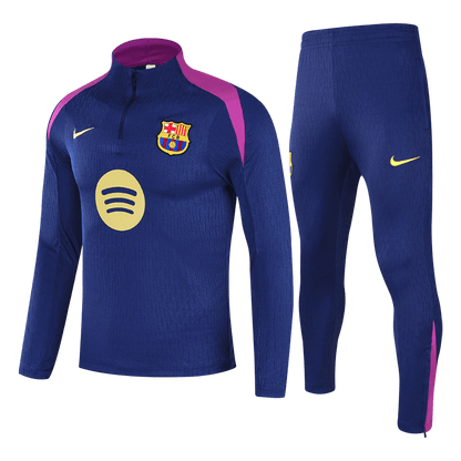 Chándal Barcelona con cremallera de 1/4 2025/26 azul marino