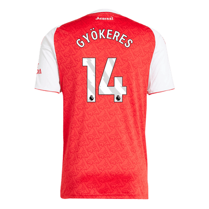 GYÖKERES #14 Arsenal Home Soccer Jersey 2025/26