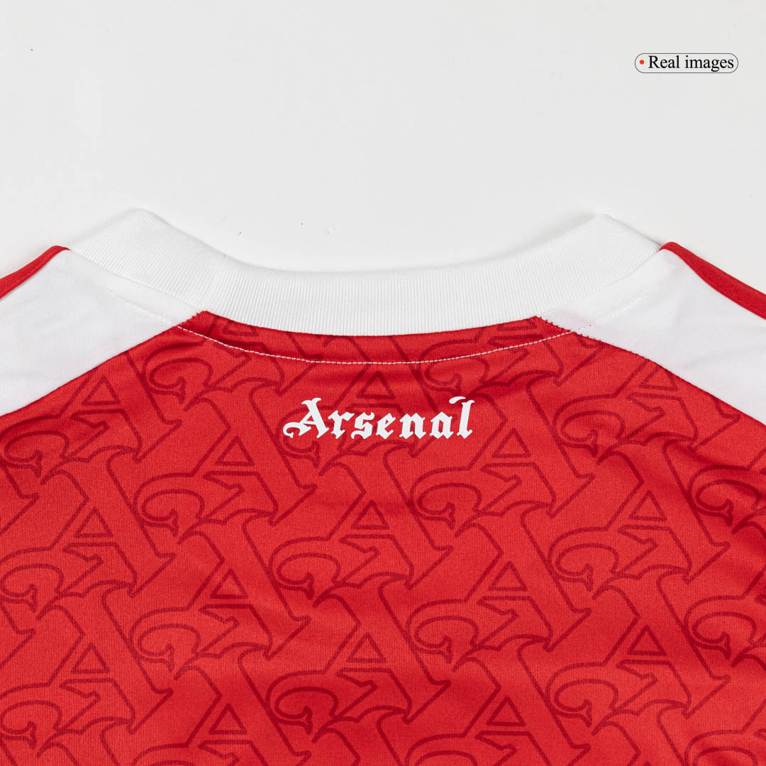 SAKA #7 Arsenal Home Soccer Jersey 2025/26 Red