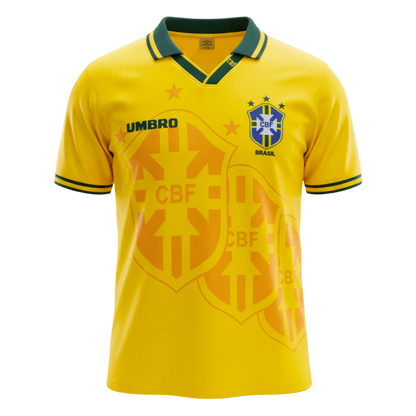 Retro Soccer Jersey Brazil Home 1994