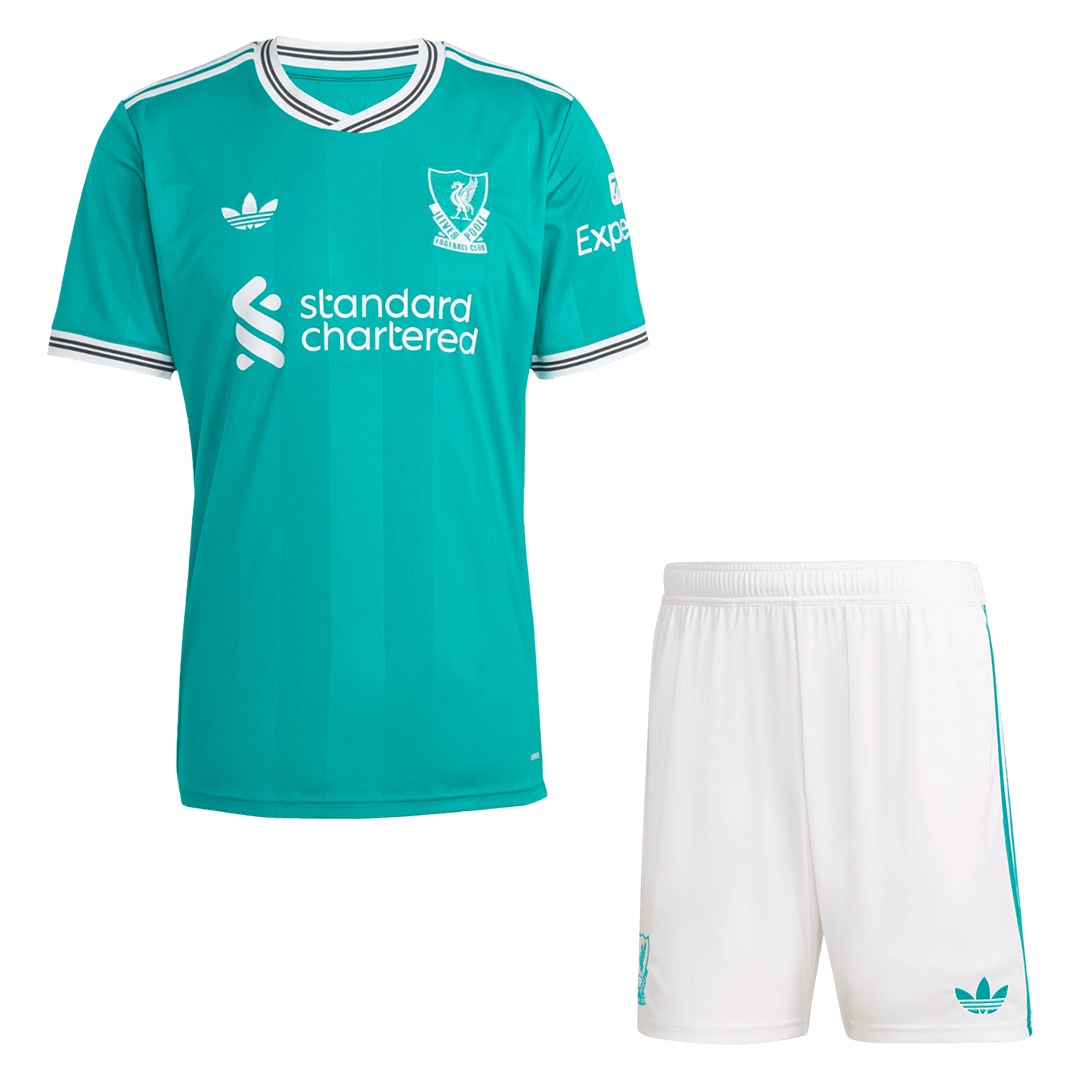 Equipación de visitante del Liverpool 2025/26