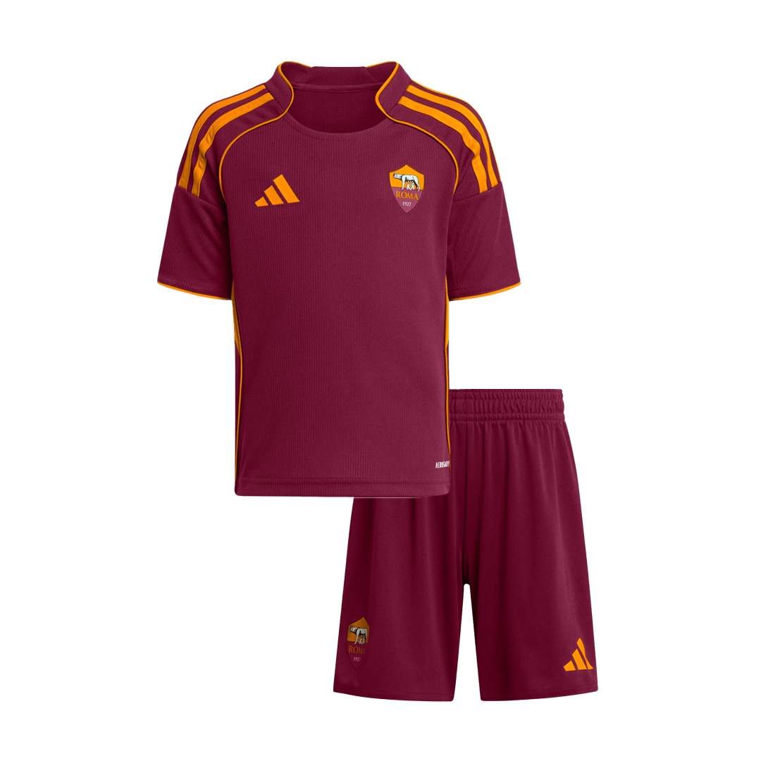 Otroški nogometni dresi Roma Home komplet 2025/26