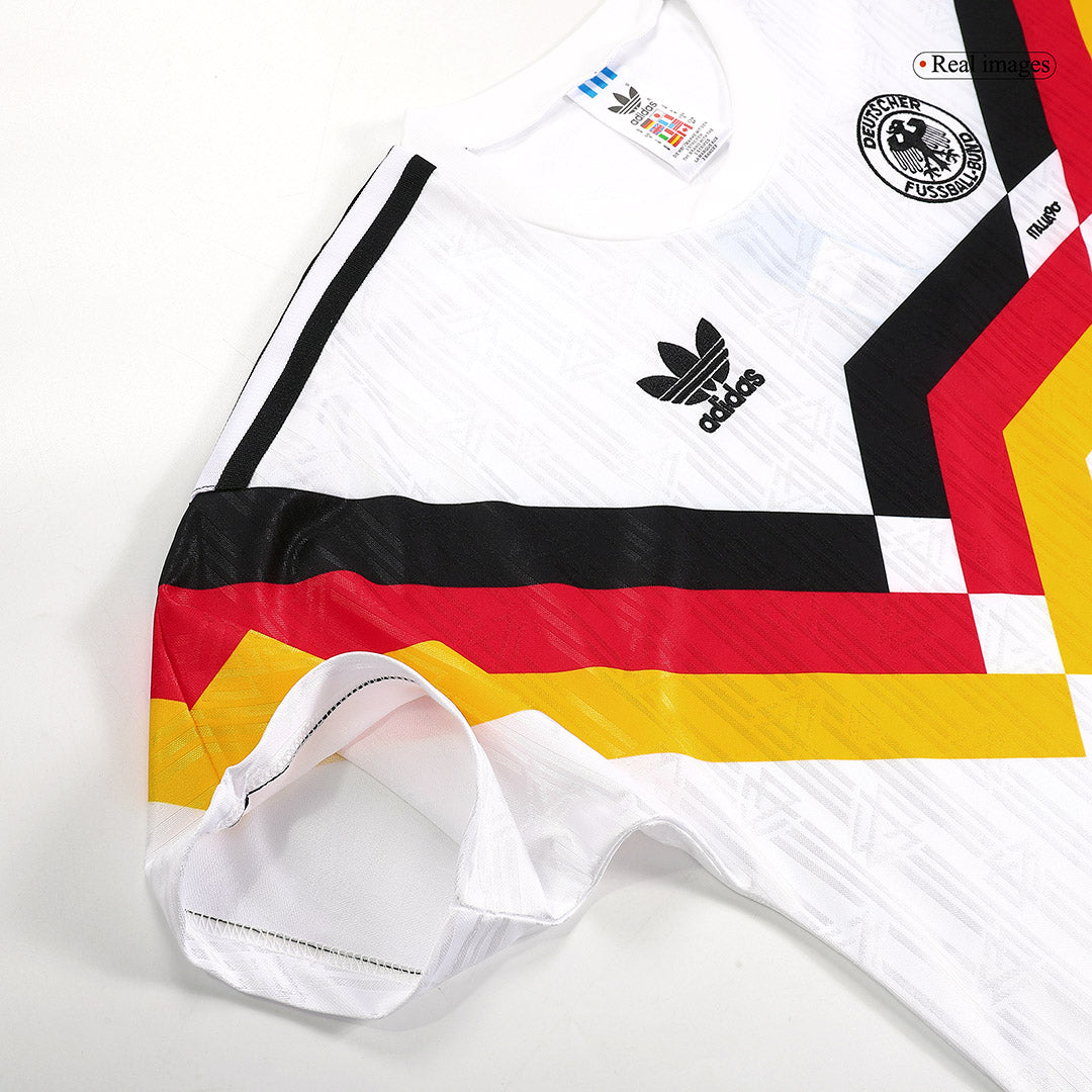 1990 West Germany Retro Home Soccer Jersey Shirt