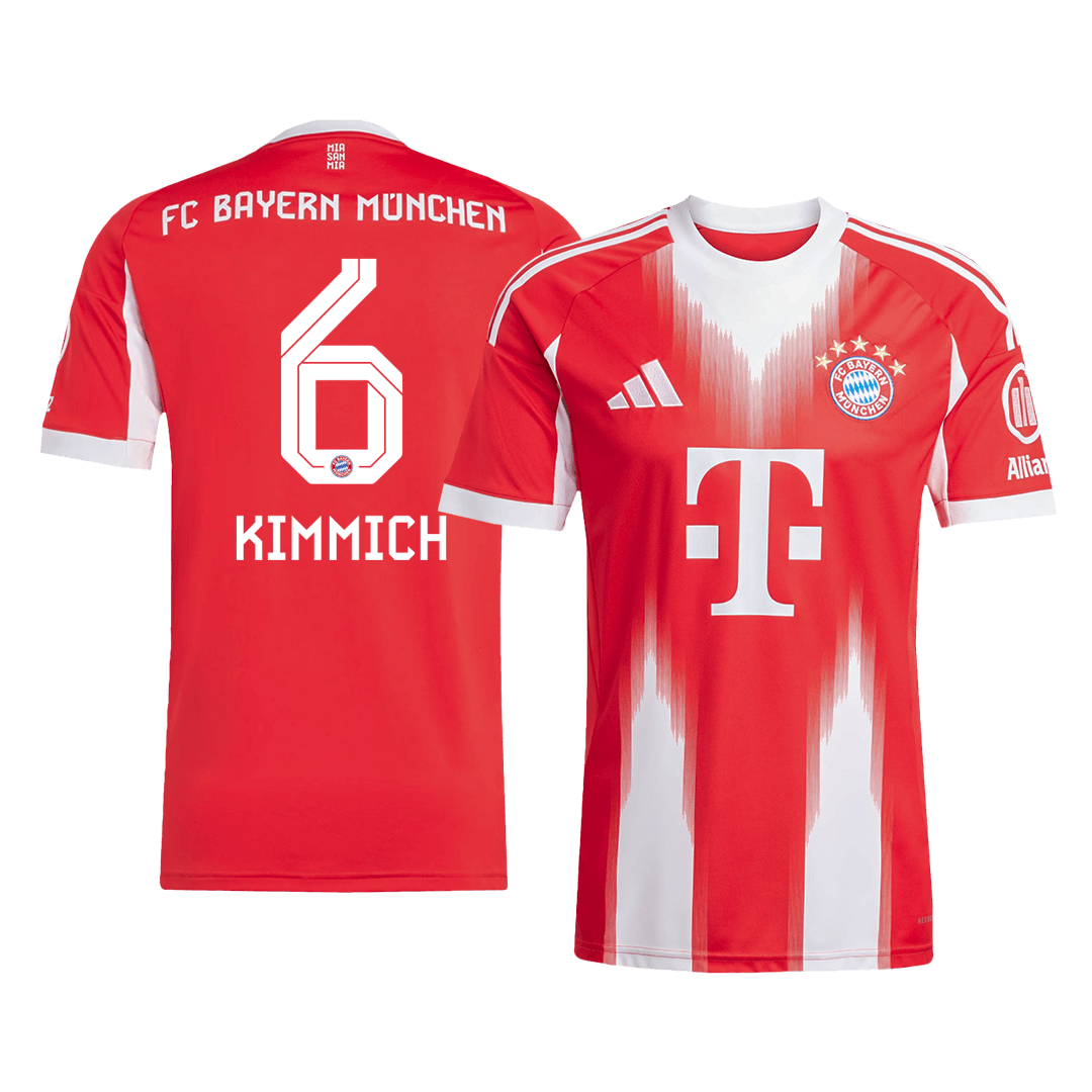 Camiseta del Bayern Múnich personalizada KIMMICH #6 Camiseta de fútbol Local 2025/26