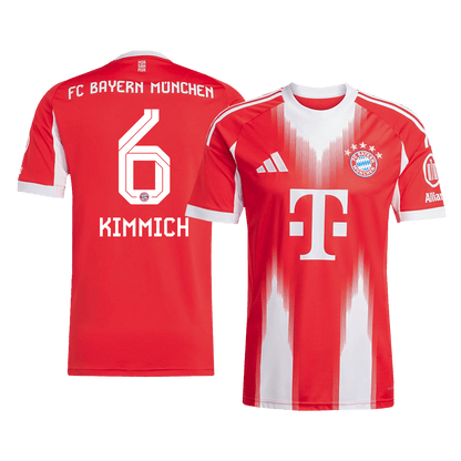 Camiseta de fútbol de local KIMMICH #6 del Bayern de Múnich para hombre 2025/26