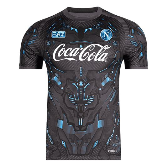 Camiseta de fútbol Pre-Partido Napoli 2025/26 Negra
