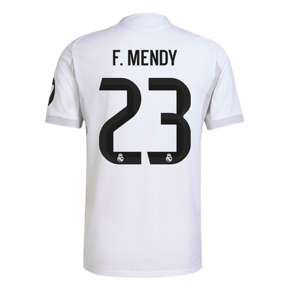 F.MENDY #23 Real Madrid Home Authentic Soccer Jersey 2025/26