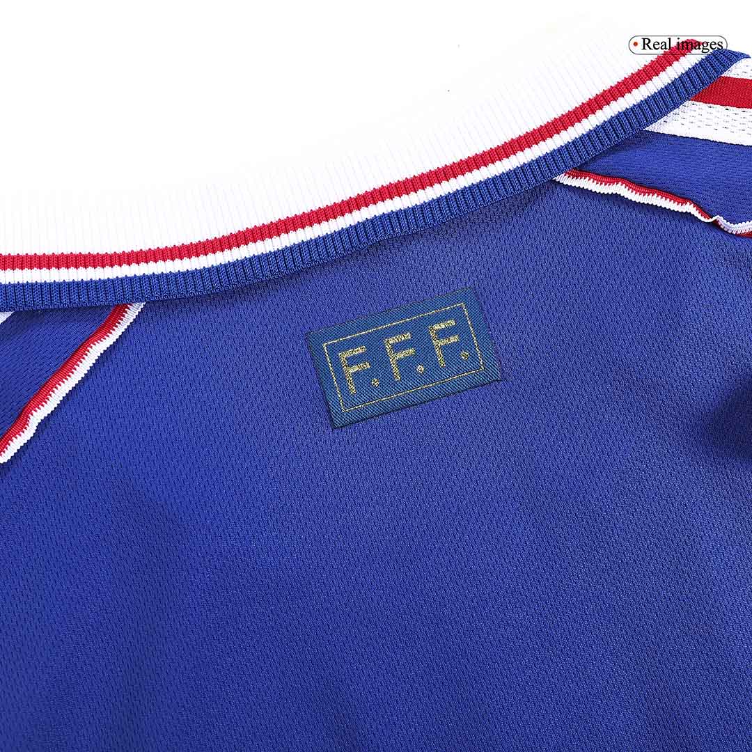 Retro HENRY #12 1998 France World Cup Home Soccer Jersey
