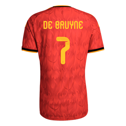 DE BRUYNE #7 Belgium Home Player Version Jersey World Cup 2026