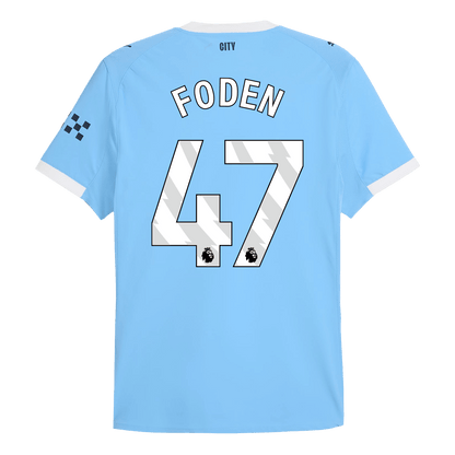 FODEN #47 Manchester City Home Player Version Jersey 2025/26