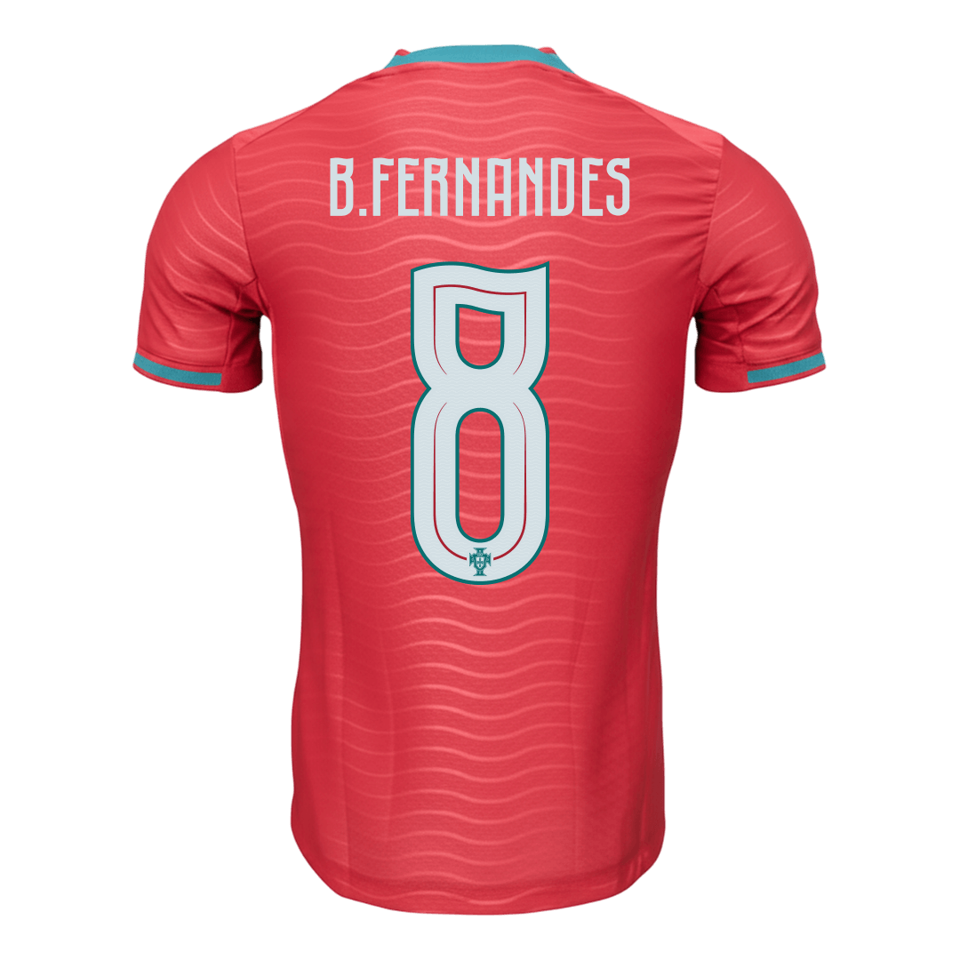 Portugal Nogometni dres Doma?i 2026 Authentic B.FERNANDES #8