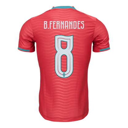 Portugal Nogometni dres Doma?i 2026 Authentic B.FERNANDES #8