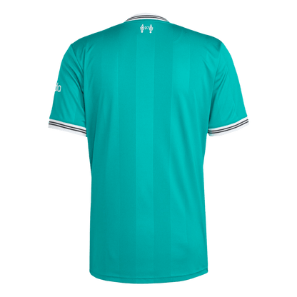 Equipación de visitante del Liverpool 2025/26