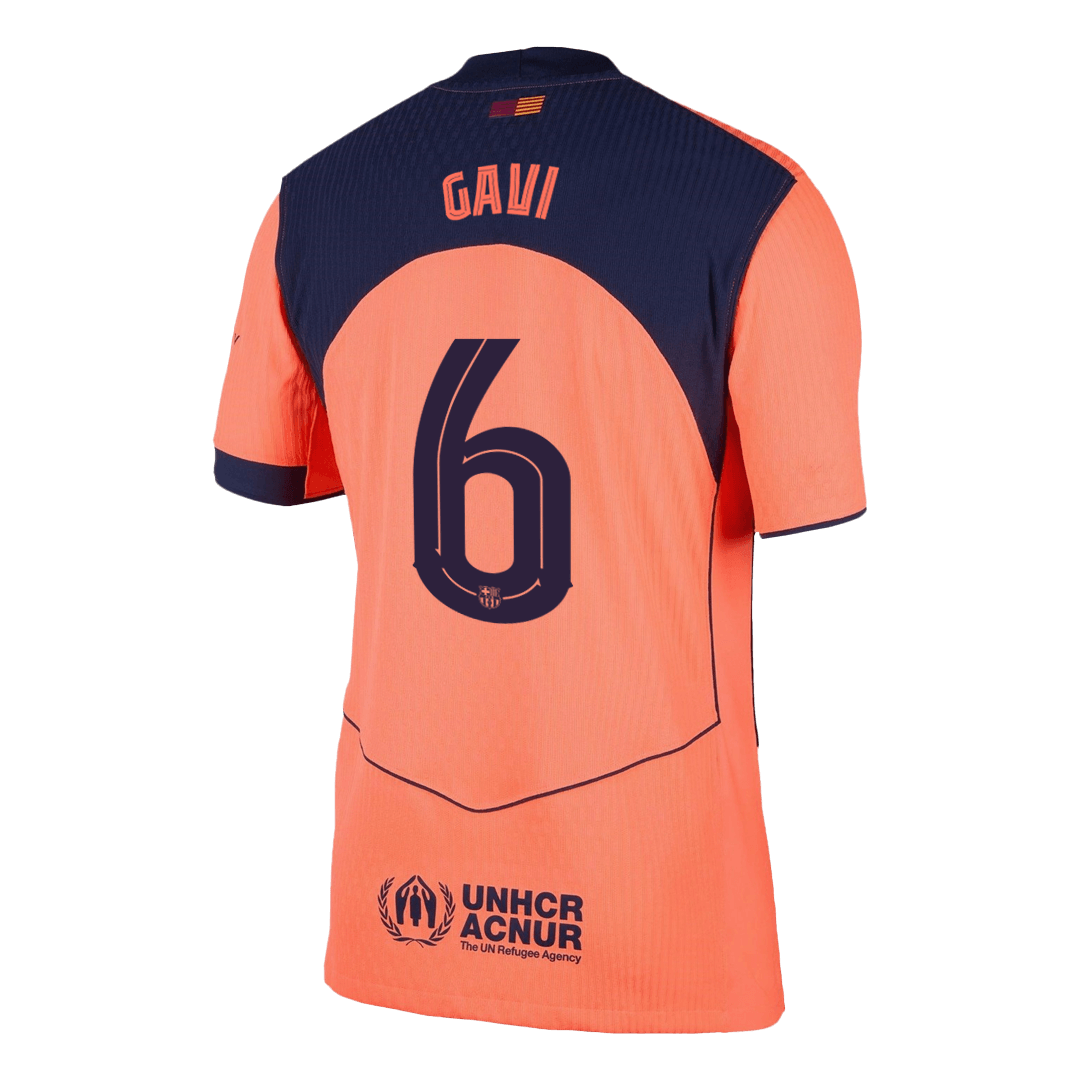 GAVI #6 Camiseta de fútbol auténtica FC Barcelona Tercera 2025/26 - UCL