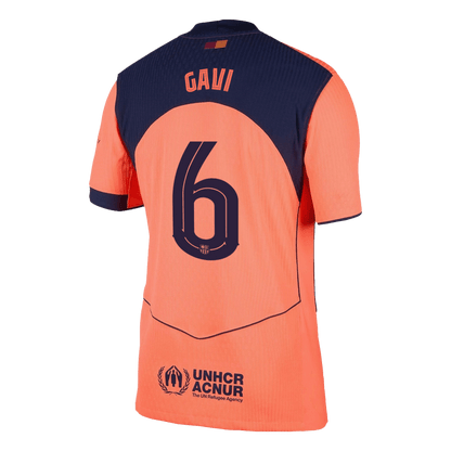 GAVI #6 Camiseta de fútbol auténtica FC Barcelona Tercera 2025/26 - UCL