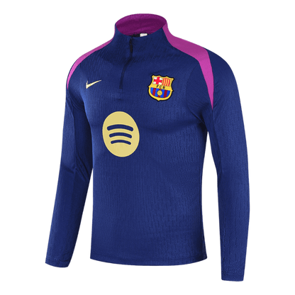 Barcelona 1/4 Zip Tracksuit 2025/26 Kids Navy