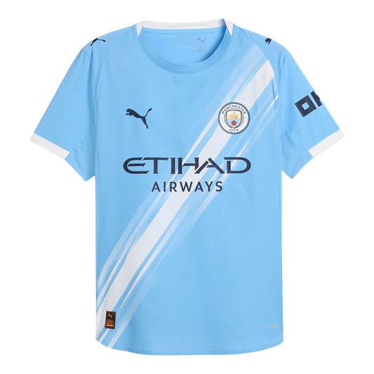Avtentični domači nogometni dres Manchester City 2025/26, moder