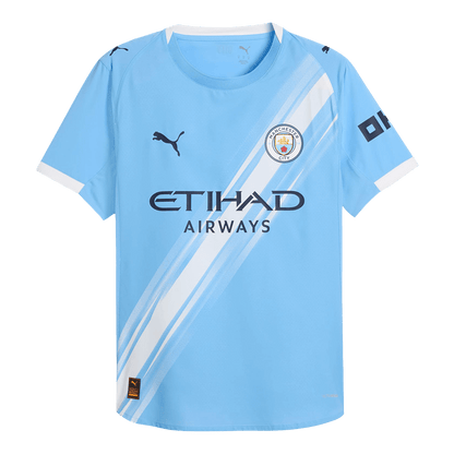 HAALAND #9 Authentic Manchester City Home Soccer Jersey 2025/26 Blue
