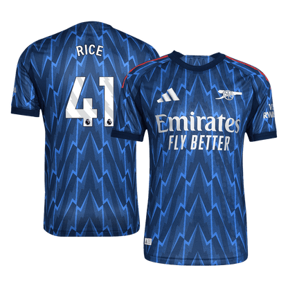 RICE #41 arsenal Away Authentic Soccer Jersey 2025/26