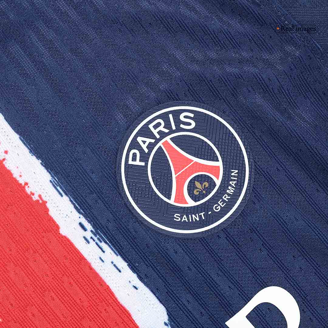 Camiseta de Fútbol Auténtica del PSG O.DEMBÉLÉ #10 Camiseta de local del PSG 2024/25 - UCL