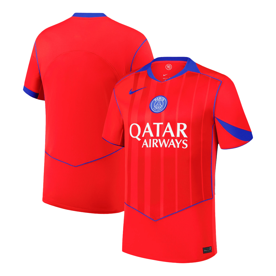 PSG Fora Terceira 2025/26 Vermelho