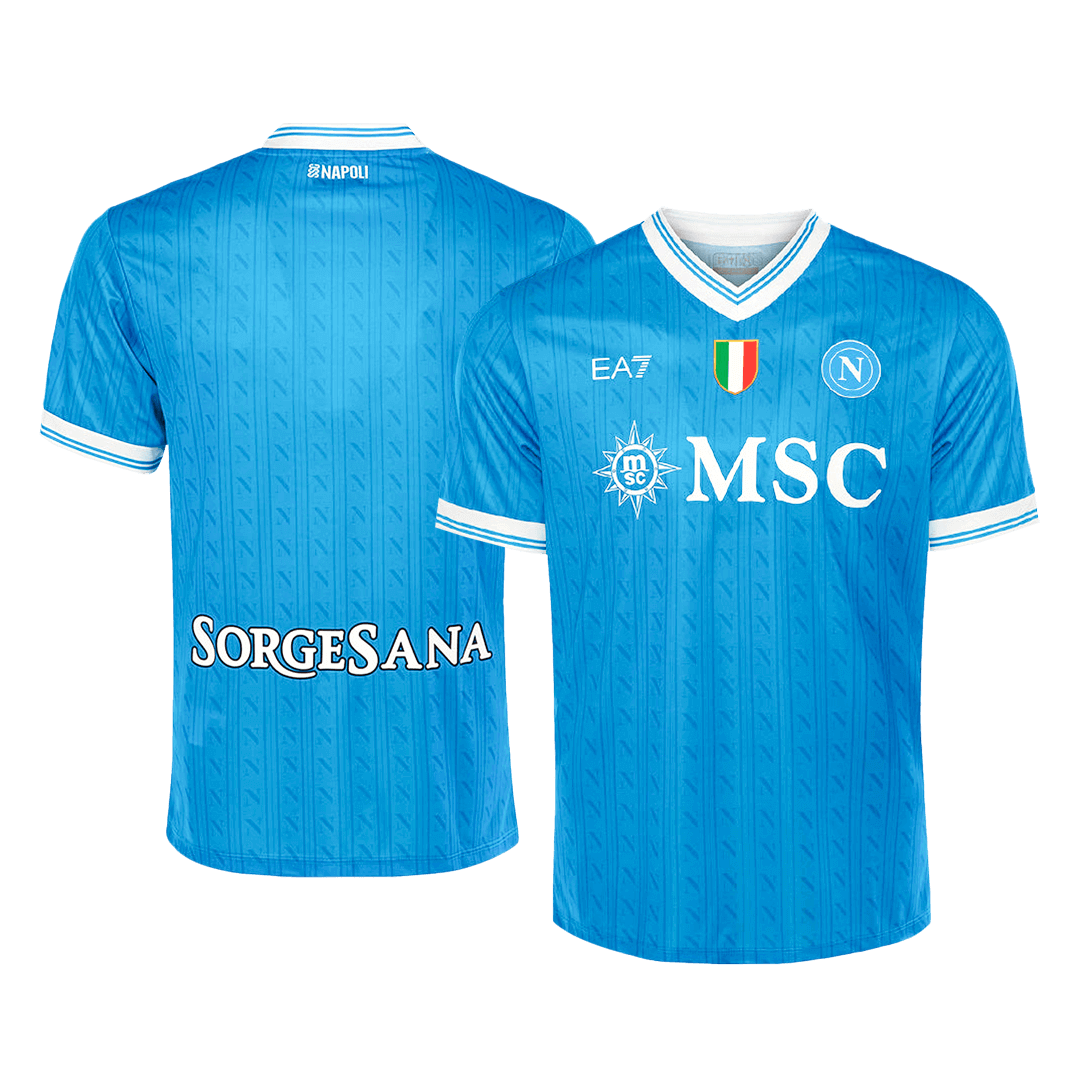 Camiseta de fútbol de local del Napoli 2025/26