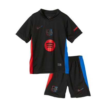 Gift-Kids Barcelona Custom Away Soccer Kits 2024/25 - Spotify Logo Without Text