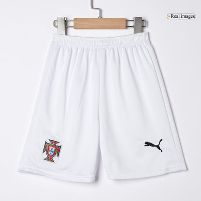 Portugal Away Soccer Jersey Kit 2025 Kids(Jersey+Shorts)
