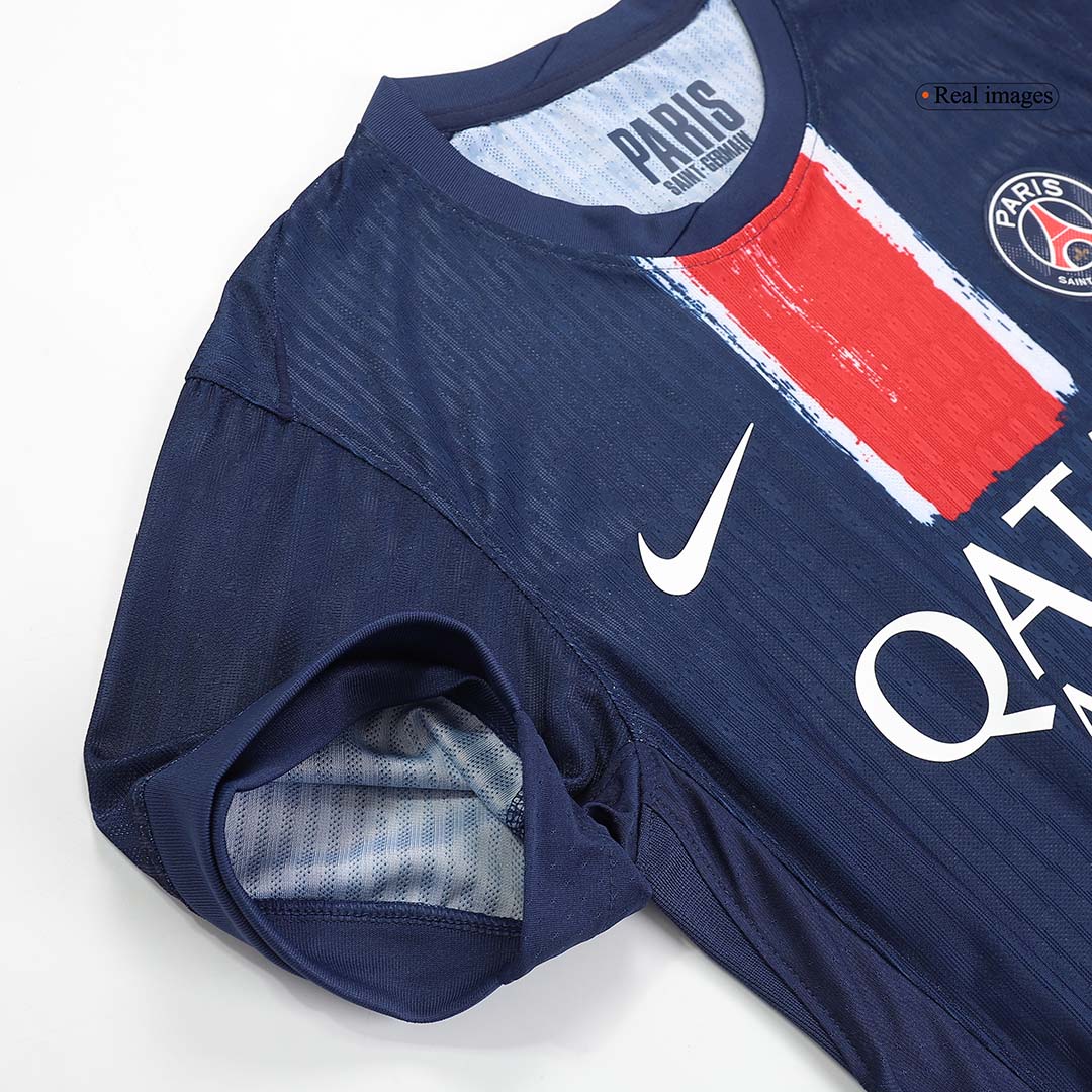 Camiseta de fútbol auténtica de CAMPEONES #25 PSG local 2024/25 CAMPEONES DE EUROPA