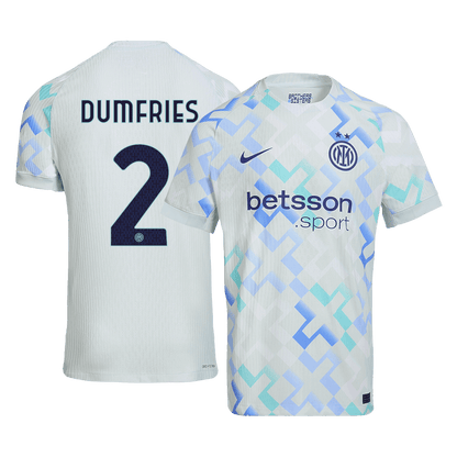 DUMFRIES #2 Inter Milan gostujoči avtentični nogometni dres 2025/26