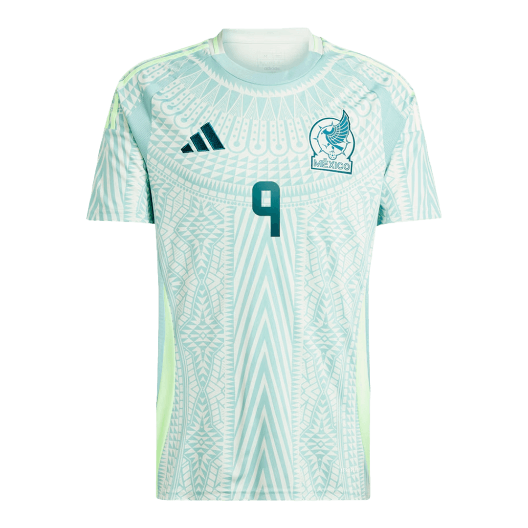 RAUL #9 Mehika nogometni dres gostujoči prilagodljiv dres 2024